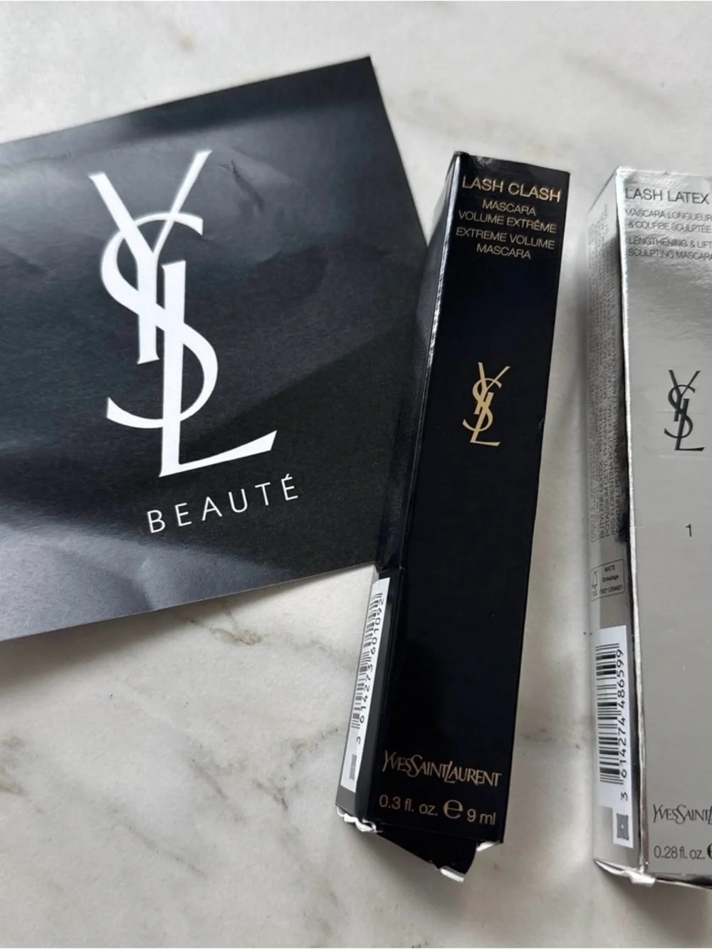 YSL lash clash and Lash Latex mascaras, Mirror & exclusive PR box-NEW!